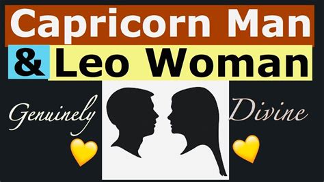 leo man capricorn woman|Leo Man and Capricorn Woman Compatibility